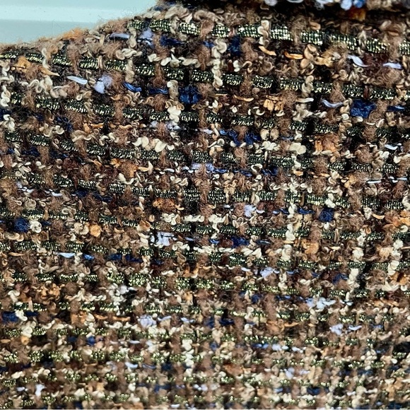 Coldwater Creek Wool Blend Old Money Designer Vibes Tweed Look Blazer Jacket - Picture 5 of 14